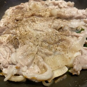 電子レンジで簡単(^^)豚肉ともやしのポン酢がけ♪